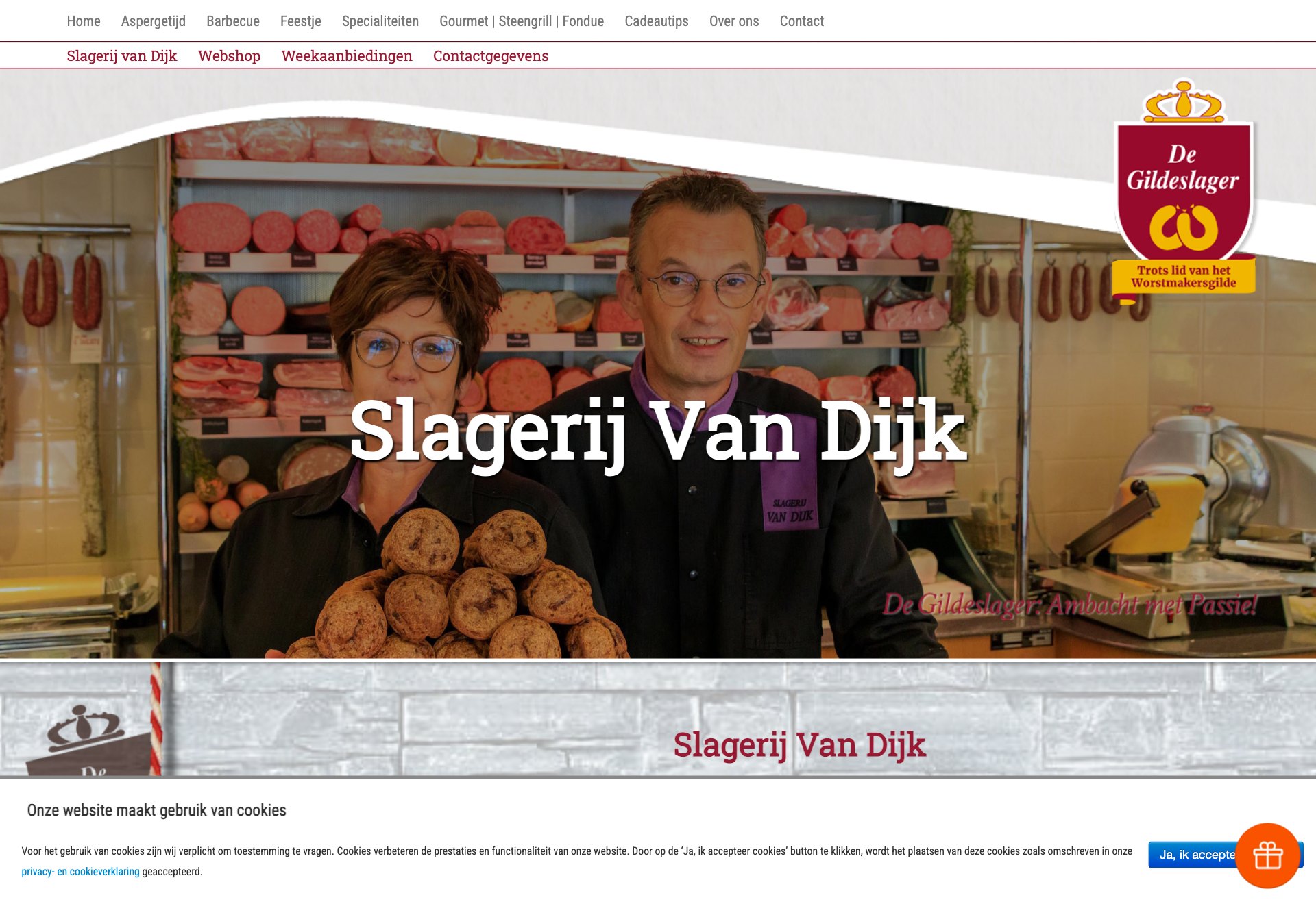 De oude slagerij-site